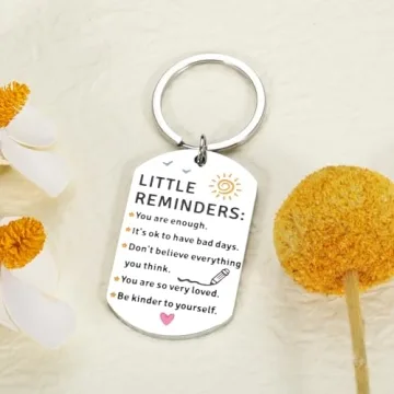 Cute Inspirational Keychain for Teens and College Girls