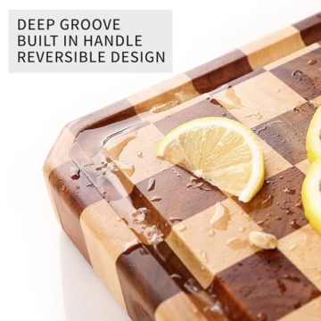 Durable Acacia Wood Cutting Board - Versatile Kitchen Helper