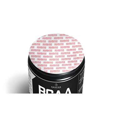 SASCHA FITNESS BCAA 4:1:1 + Glutamine, HMB, L-Carnitine, HICA | Powerful and Instant Powder Blend with Branched Chain Amino Acids (BCAAs) for Pre, Intra and Post-Workout | Natural Grape Flavor,362.5g