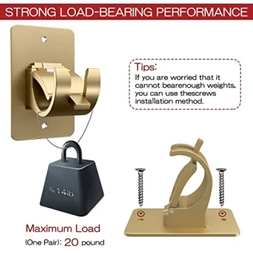 Self-Adhesive Curtain Rod Brackets for Easy Use