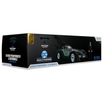 McFarlane Toys Batmobile - 7-Inch Collector's Model with Action Features