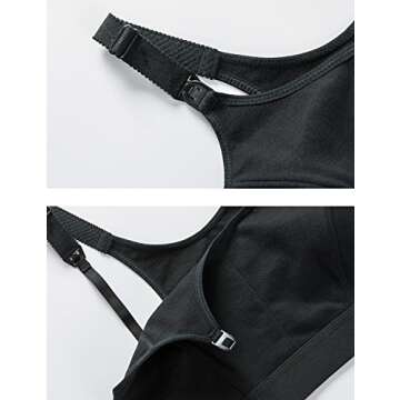 Gratlin Plus Size Nursing Bra Perfect for Active Moms