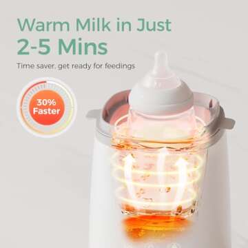 Momcozy Bottle Warmer - Fast & Efficient Heating for All Bottles