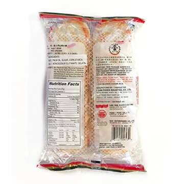 Want Want Big Shelly Shenbei Snowy Crispy Rice Cracker Biscuits - Sugar Glazed 5.30 oz.