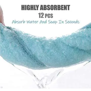 Spotted Play 12 Pack Baby Washcloths - Soft and Absorbent