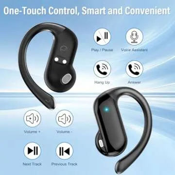 DUSONLAP Open Ear Bluetooth Earbuds for Safety & Comfort