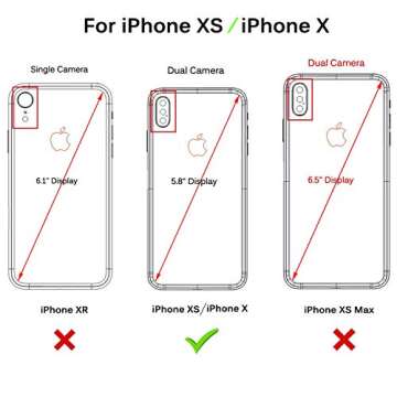 Stylish BAISRKE Rose Gold Marble iPhone X XS Case