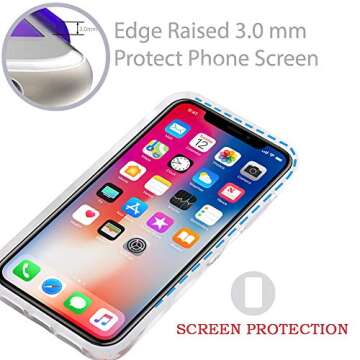 Stylish BAISRKE Rose Gold Marble iPhone X XS Case