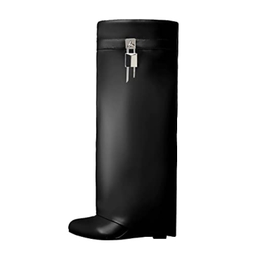 Stylish Arqa Women's Fold Over Knee High Boots for All Occasions