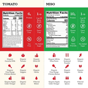 Kettle and Fire Bone Broth Soup 3 Pack Variety