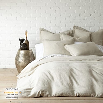 Levtex Home Washed Linen Duvet Cover for Cozy Bedrooms