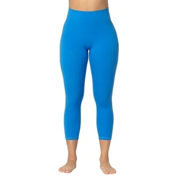 Sunzel Sunzfly Invisible Butt Scrunch Workout Leggings for Women, Butt Lifting High Waisted Gym Yoga Pants with Tummy Control 21" Classic Blue X-Small
