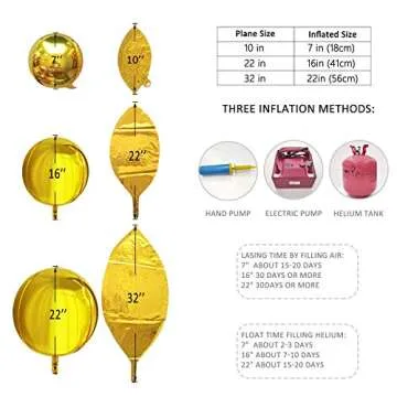 Eanjia Silver Laser Disco Balloons for Parties Decor