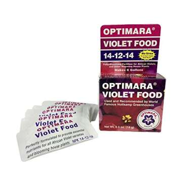 Optimara Violet Food 14-12-14 - Boost Your African Violets with Nutrient-Rich Formula