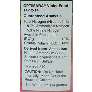 Optimara Violet Food- Nourish Your African Violets Effortlessly