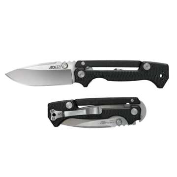 Cold Steel AD-15 Tactical Folding Knife - Premium S35VN Steel, Scorpion Lock Design