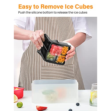 Kootek Ice Cube Trays for Whiskey and Cocktails