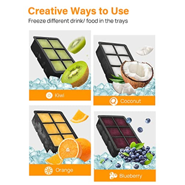 Kootek Ice Cube Trays for Whiskey and Cocktails