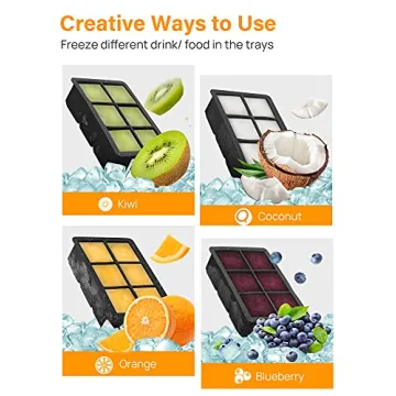 Kootek Ice Cube Trays for Whiskey and Cocktails