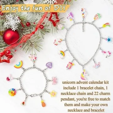 2025 Christmas Advent Calendar for Girls with Charms