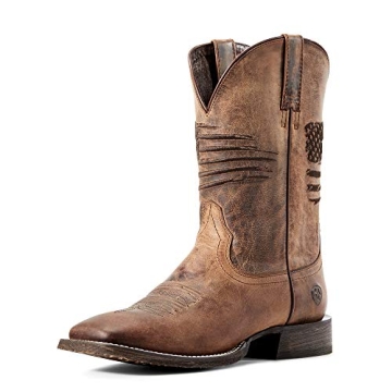 Durable and Stylish Ariat Mens Circuit Patriot Western Boots