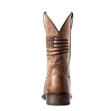 Ariat Mens Circuit Patriot Western Boots in Weathered Tan