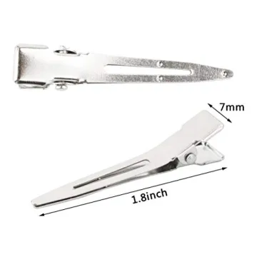 Bantoye 50 Pcs Alligator Curl Clips for Perfect Hair Styling