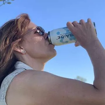 Desert Fox DrinkAide™ - Stainless Steel Drink Tumbler - 17oz - Screw On Lid - Water Tight - Funny Artwork - Golf, Hunting, Patriotic, Fishing, Nurses (SwingAide)