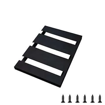 SIMVE Wine Glass Holder Under Shelf,Stainless Steel Stemware Rack for Cabinet,Glassware Drying Storage Hanger,Metal Hanging Organizer for Kitchen,Bar or Restaurant,Screw Mount,Matte Black,3 Row