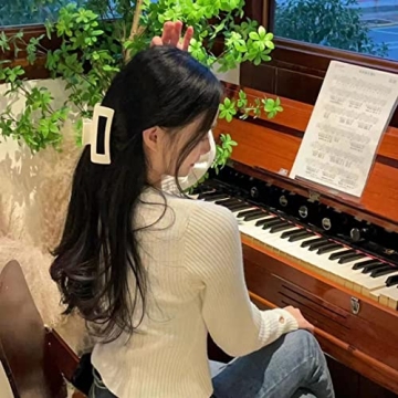 YSAFAI 6 Pack Stylish Hair Claw Clips for Women