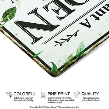 Putuo Decor Garden Sign for Outdoor Decor and Gifts