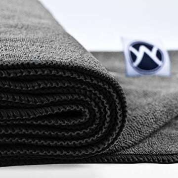 Youphoria Yoga Microfiber Non-Slip Towel - Hot Yoga Mat Towel for Enhanced Grip and Sweat Absorption...