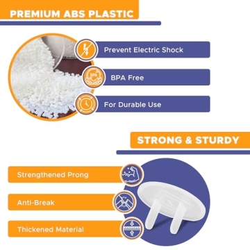 Mommy's Helper Outlet Covers Childproof Safety 36 Pack