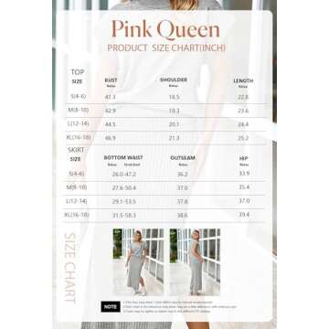 Pink Queen Women Spring Skirt Outfits Cap Sleeve Sweater Tops Ribbed Bodycon Knit Date Night Maxi Dress Set Apricot S