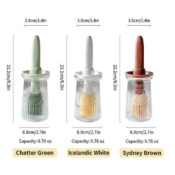 Uteynee 3 IN 1 Oil Dispenser with Brush - Kitchen Essential