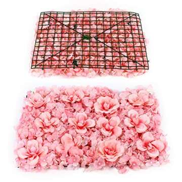 LOYALHEARTDY Flower Wall Panels - Realistic 12 Pack