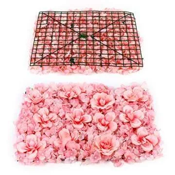 LOYALHEARTDY Flower Wall Panels - Realistic 12 Pack