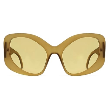 Stylish TYA Oversized Cat-Eye Sunglasses for Women