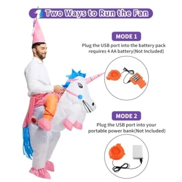 TOLOCO Inflatable Unicorn Costume for Adults - Ultimate Party Fun