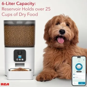 RCA Smart Pet Feeder with HD Camera & Two-Way Audio