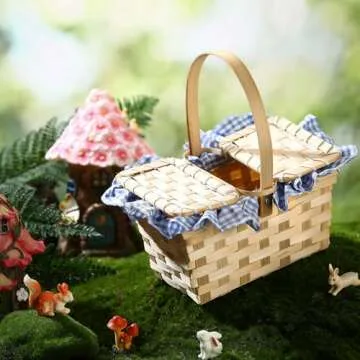 Teenyyou Mini Picnic Basket - Perfect for Outdoor Fun