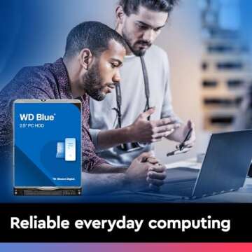 Western Digital 2TB WD Blue Mobile Hard Drive HDD - 5400 RPM, SATA 6 Gb/s, 128 MB Cache, 2.5" - WD20...