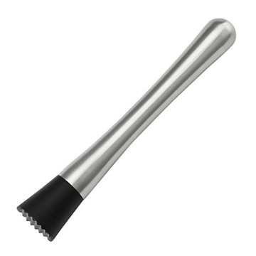 8 Inch Stainless Steel Cocktail Muddler for Mixology