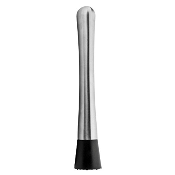 8 Inch Stainless Steel Cocktail Muddler for Mixology