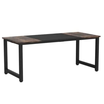 Spacious Tribesigns 70.8” Executive Desk for Office