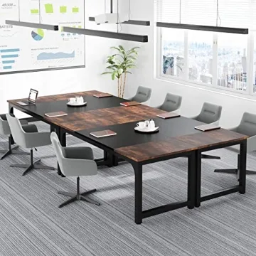 Spacious Tribesigns 70.8” Executive Desk for Office