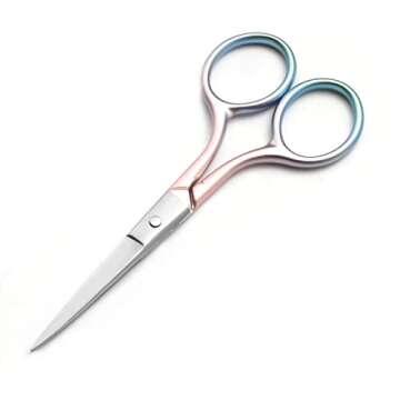 Motanar Multicolor Professional Grooming Scissors for Personal Care Facial Hair Removal and Ear Nose...