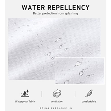 Syntus Adjustable Bib Apron Waterdrop Resistant with Pockets