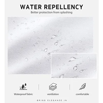 Syntus Adjustable Bib Apron Waterdrop Resistant with Pockets