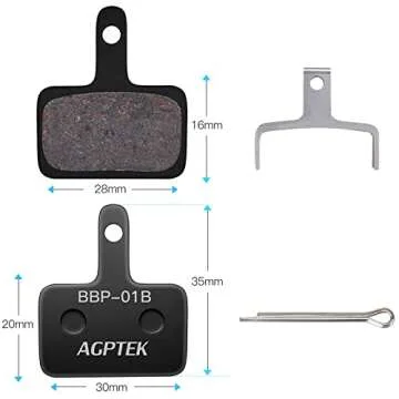 AGPTEK High-Performance Bike Brake Pads for Mountain Bikes